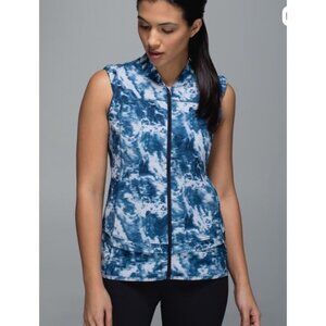 LULULEMON Light Speed Vest Seaside Silver Fox 4 Cycling Running Outdoor Hiking